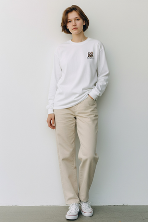 LAPSI Three dog series Bull terrier long sleeve Tee