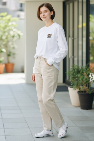LAPSI Three dog series border collie long sleeve tee