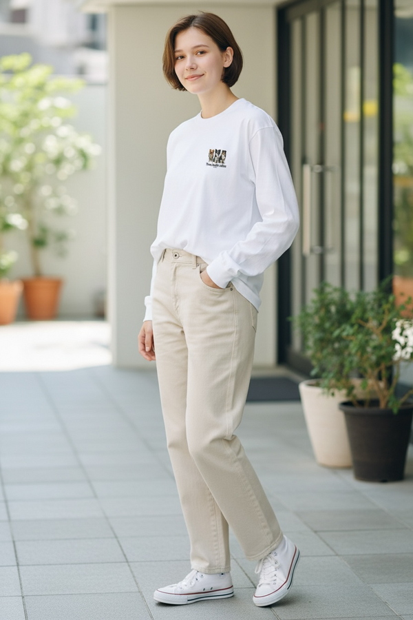 LAPSI Three dog series border collie long sleeve tee