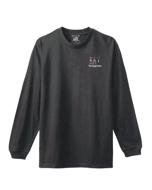 LAPSI Three dog series boston terrier long sleeve tee