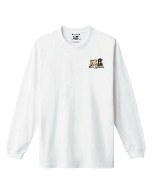LAPSI Three dog series maltese long sleeve tee