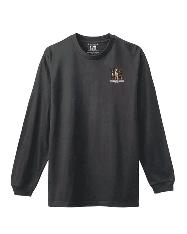 LAPSI Three dog series miniature pinscher long sleeve tee