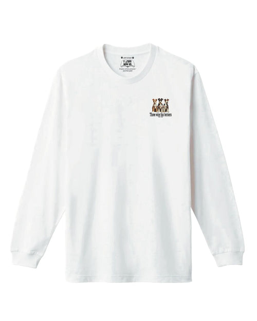 LAPSI Three dog series Wire fox terrier long sleeve Tee