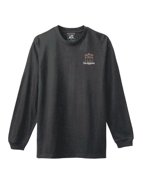 LAPSI Three dog series Weimaraner long sleeve Tee