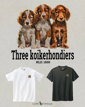 LAPSI Three dog series Koikerhondiers Tee