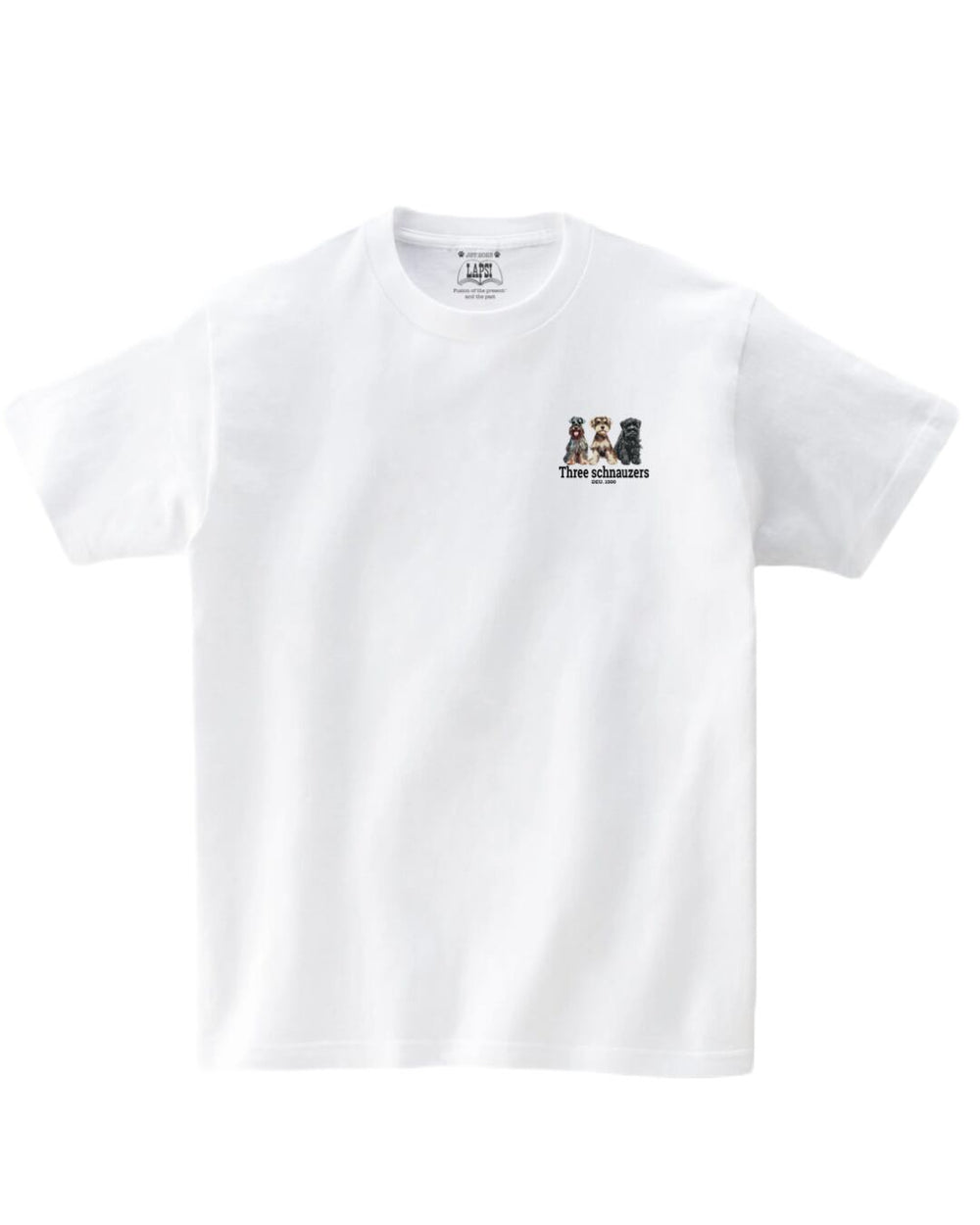 LAPSI Three dog series Schnauzers Tee