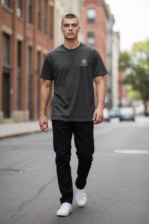 LAPSI Three dog series golden retriever Tee