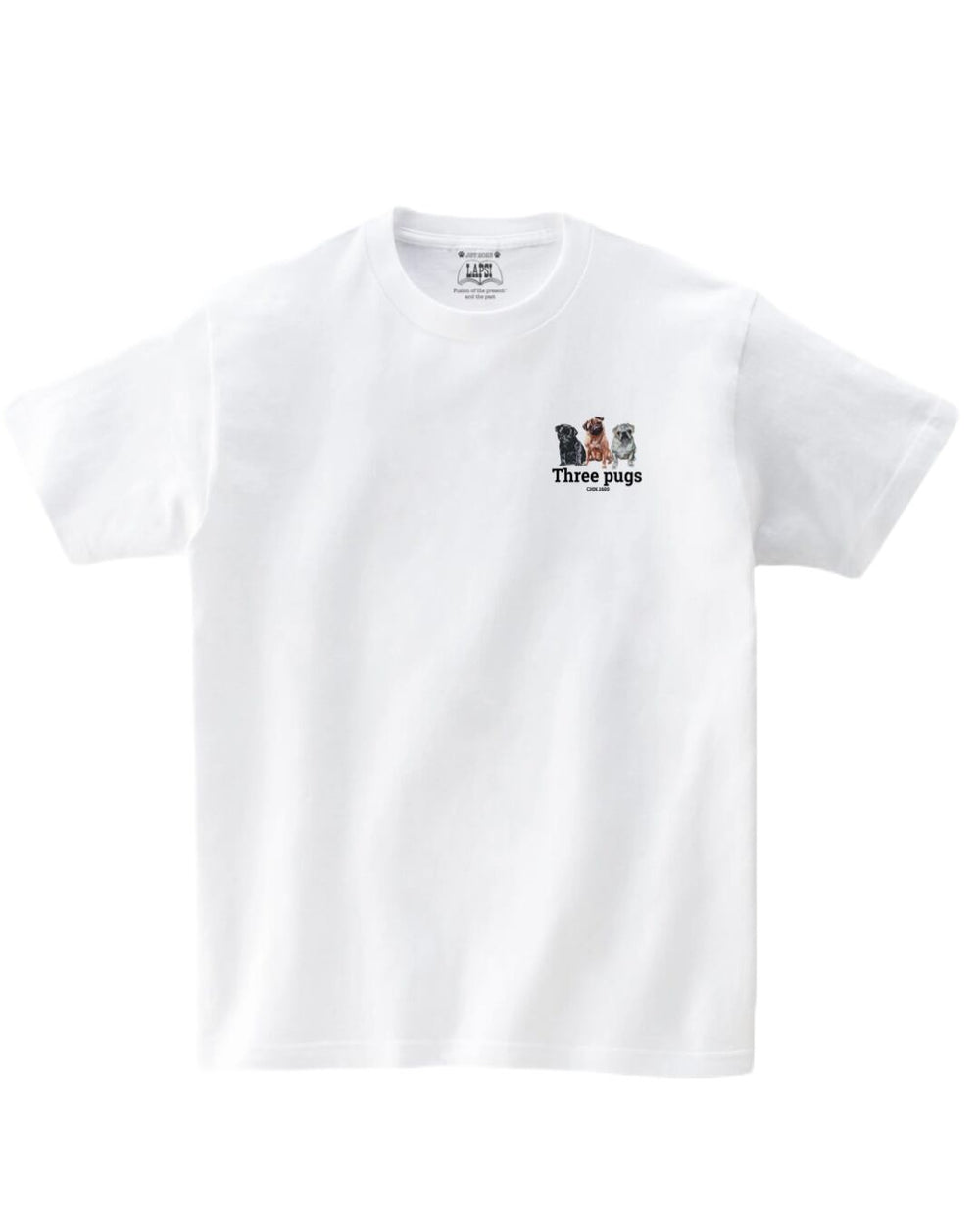 LAPSI Three dog series Pugs Tee