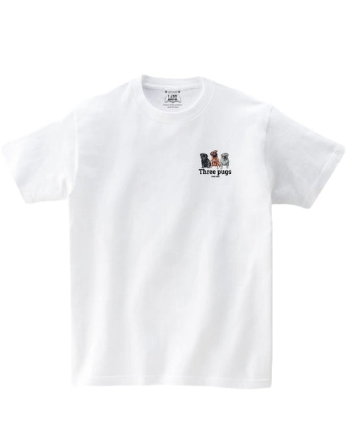 LAPSI Three dog series Pugs Tee
