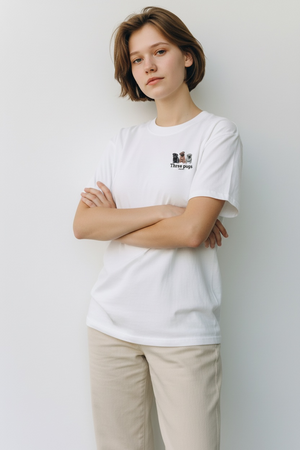 LAPSI Three dog series Pugs Tee