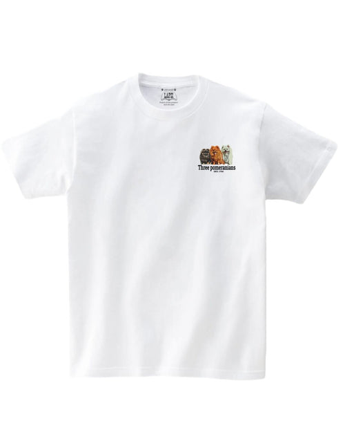 LAPSI Three dog series Pomeranian Tee