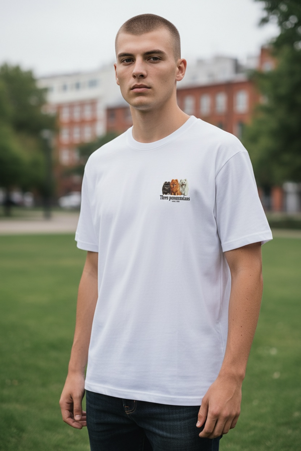 LAPSI Three dog series Pomeranian Tee