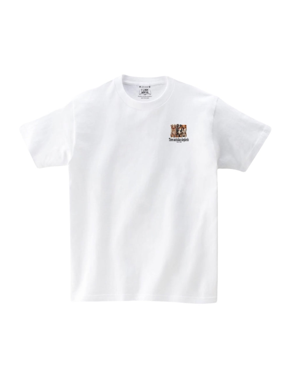 LAPSI Three dog series Australian shepherd Tee