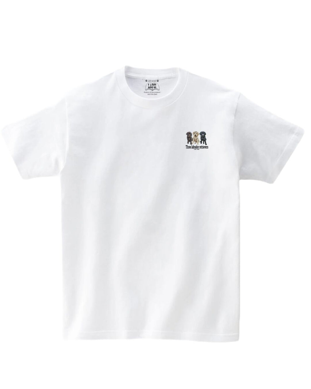 LAPSI Three dog series labrador retriever Tee