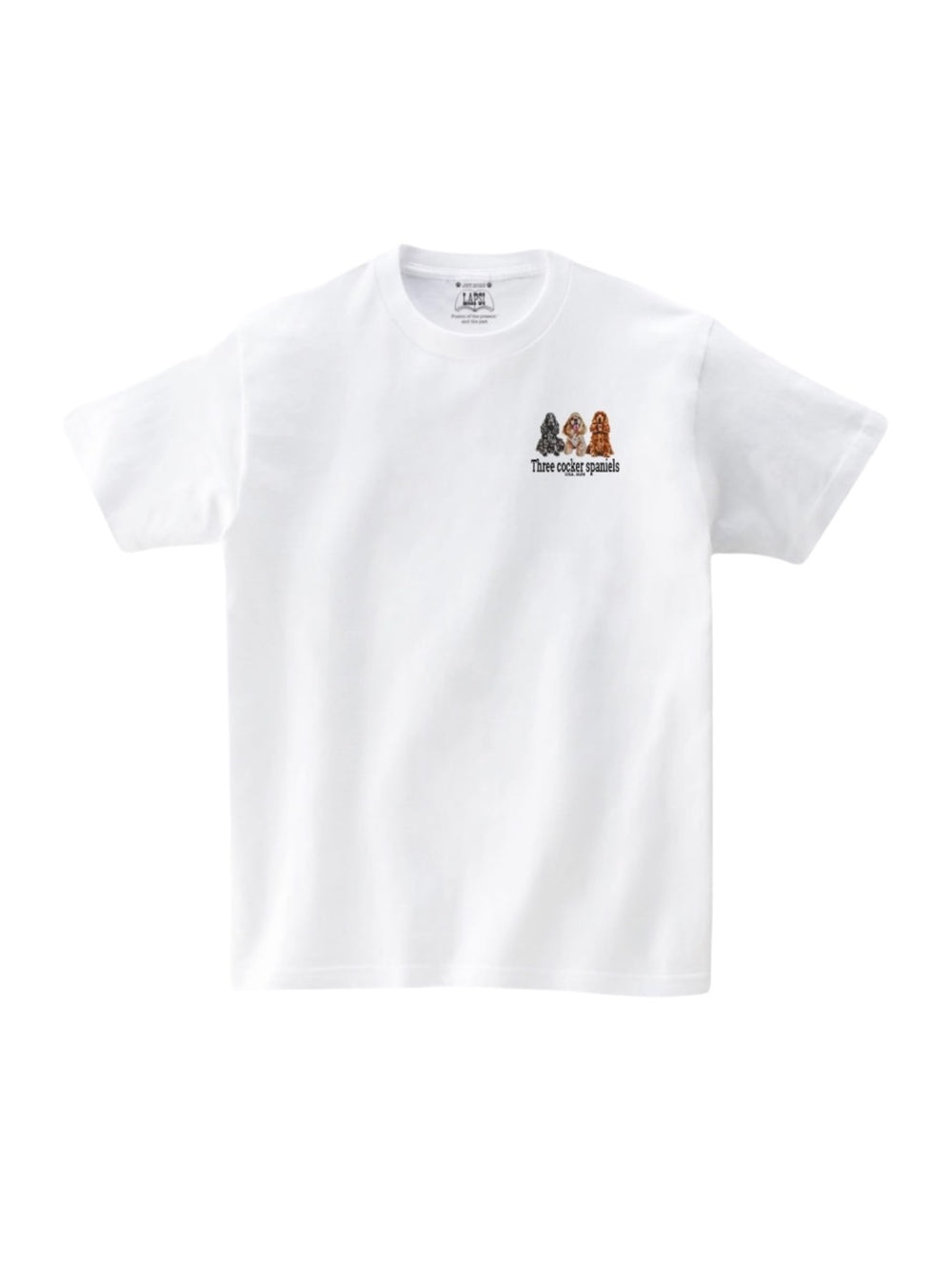 LAPSI Three dog series Cocker spaniel Tee