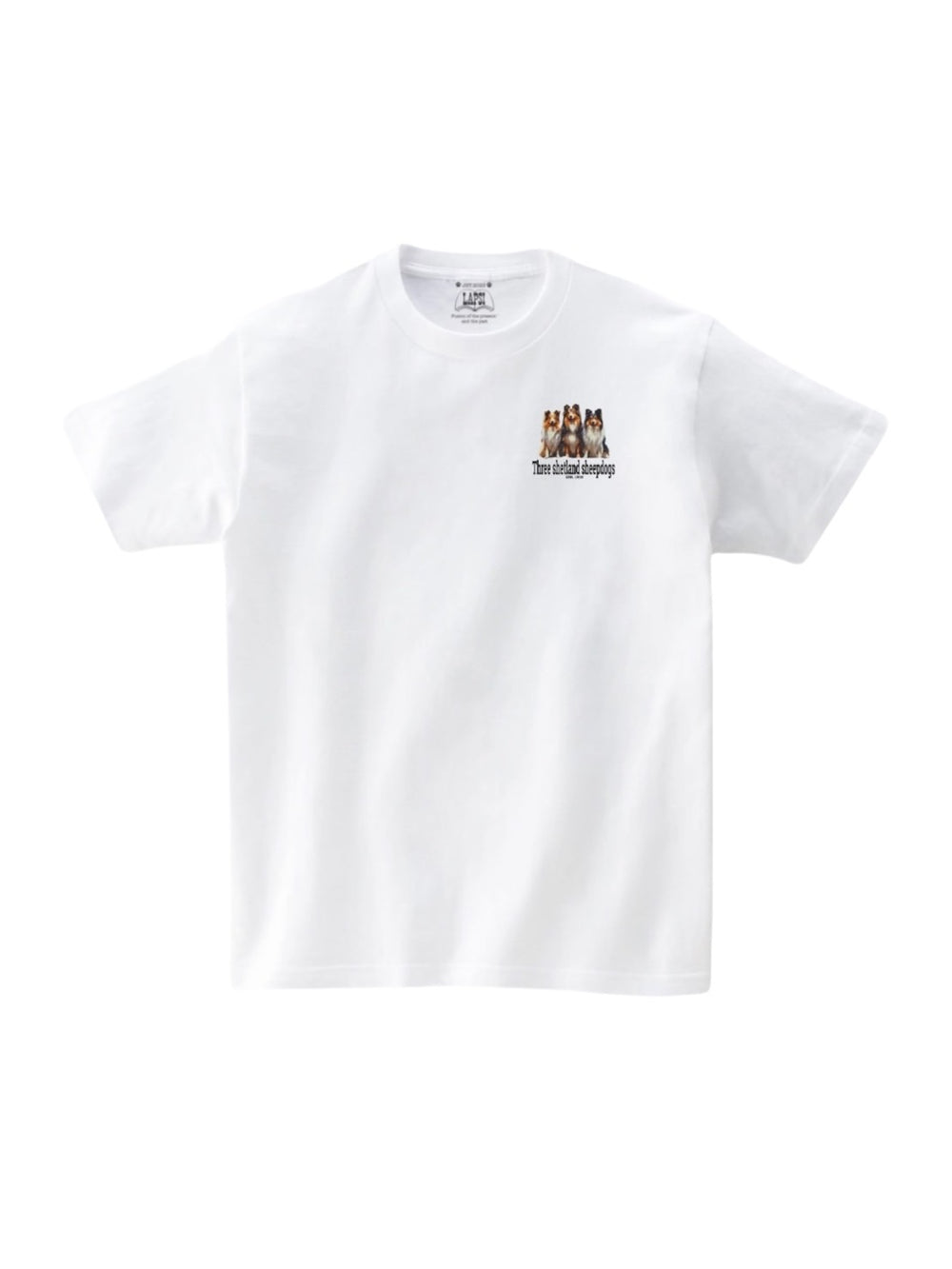 LAPSI Three dog series Shetland sheepdog Tee