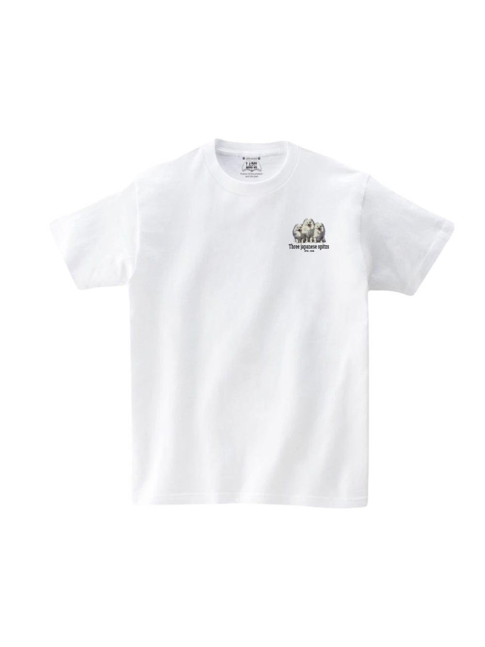 LAPSI Three dog series Japanese spitz Tee