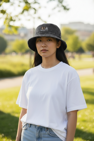 LAPSI Three dog series cavalier bucket hat