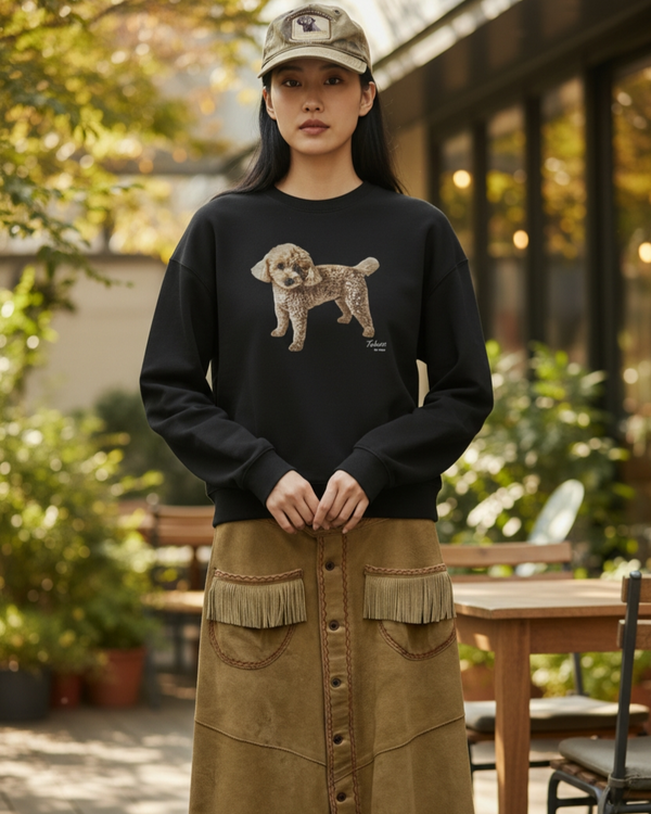 【Order Made】The Graphic Photo / 愛犬ヴィンテージ・グラフィックスウェット
