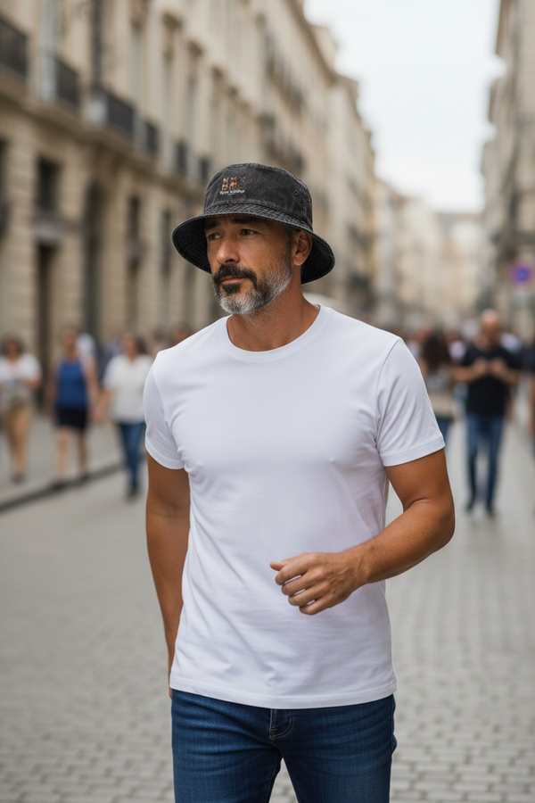 LAPSI Three dog series bulldog bucket hat