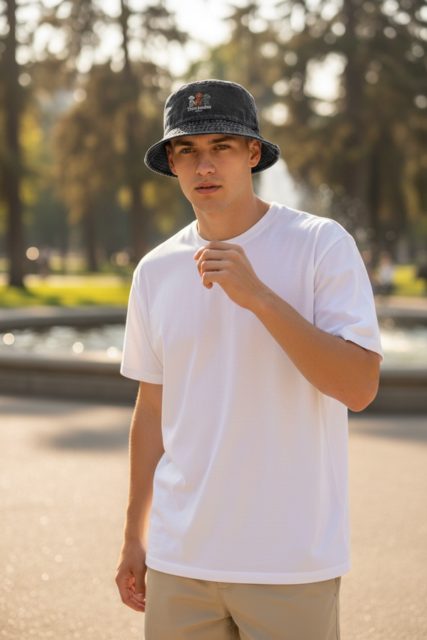 LAPSI Three dog series poodle bucket hat