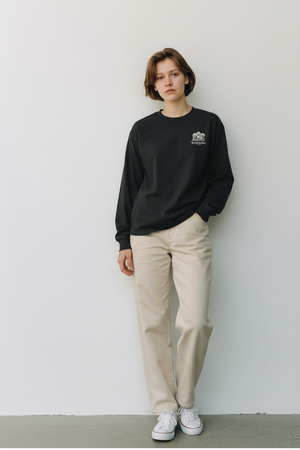 LAPSI Three dog series bichon frize long sleeve tee