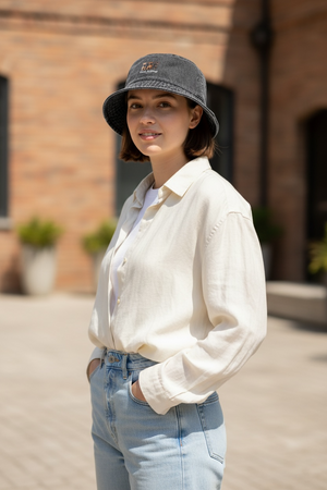 LAPSI Three dog series bulldog bucket hat